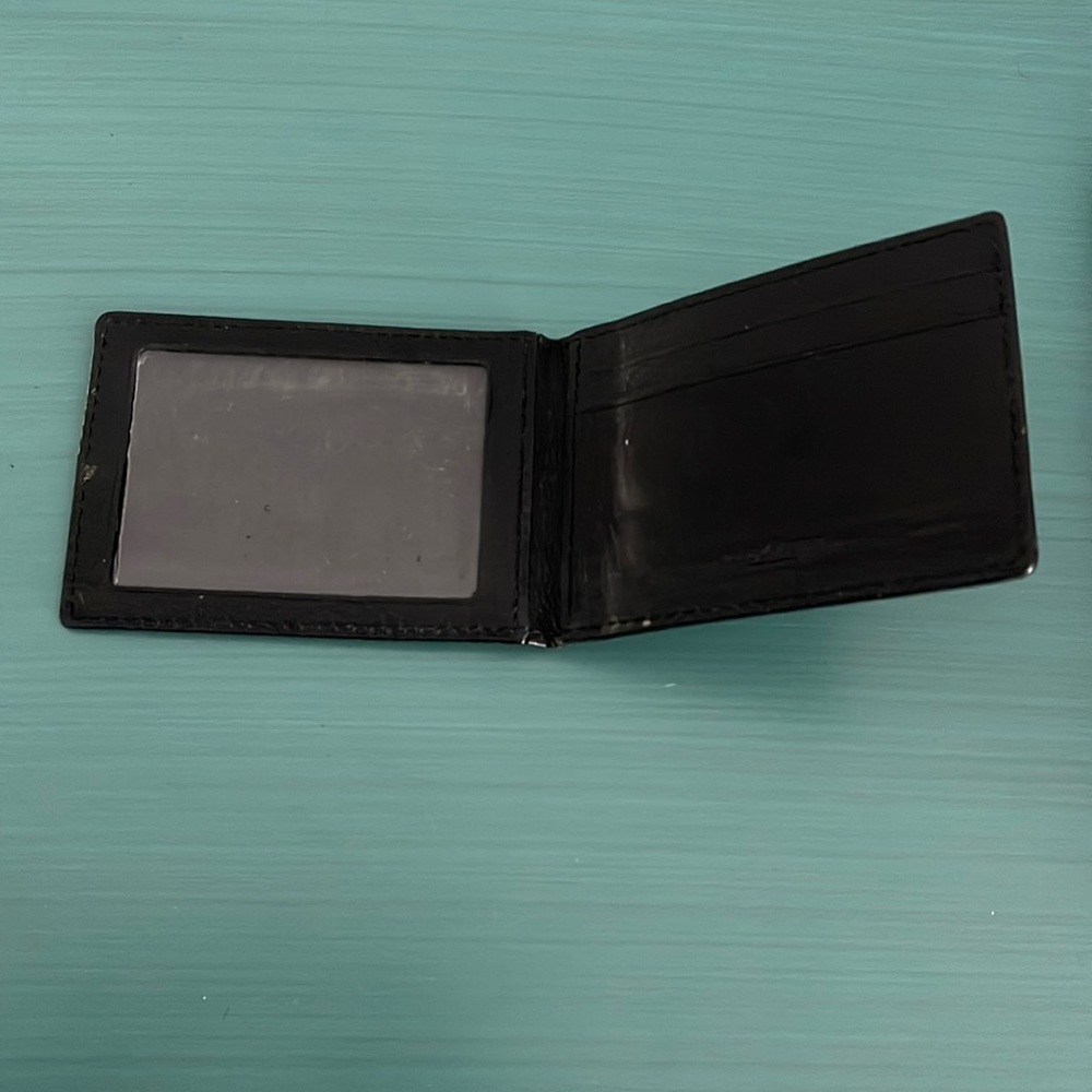 Black Coach Slim Wallet - Picture 3 of 4